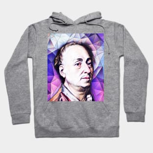 Denis Diderot Pink Portrait | Denis Diderot Artwork 8 Hoodie